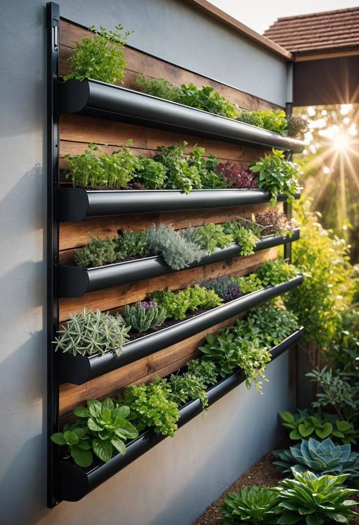 Vertical garden placement ideas
