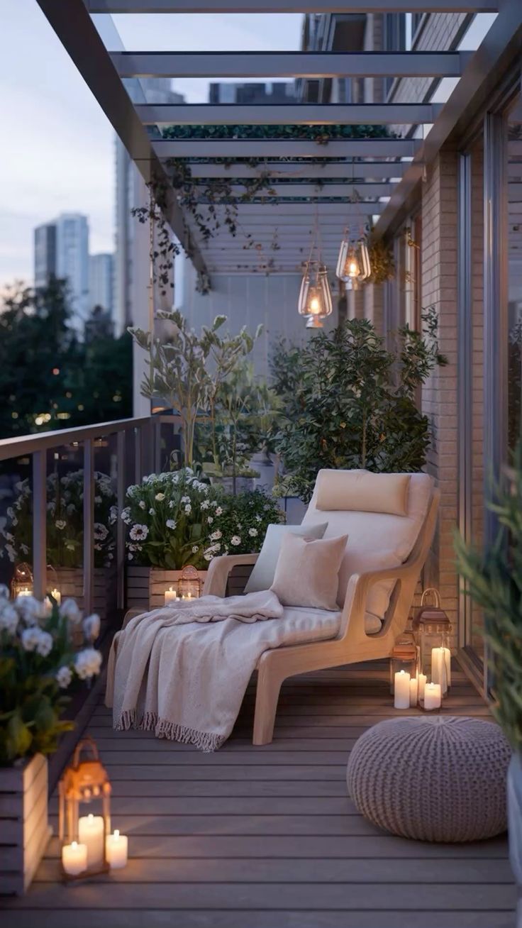 Balcony Decoration Ideas for Relaxation in Apartments