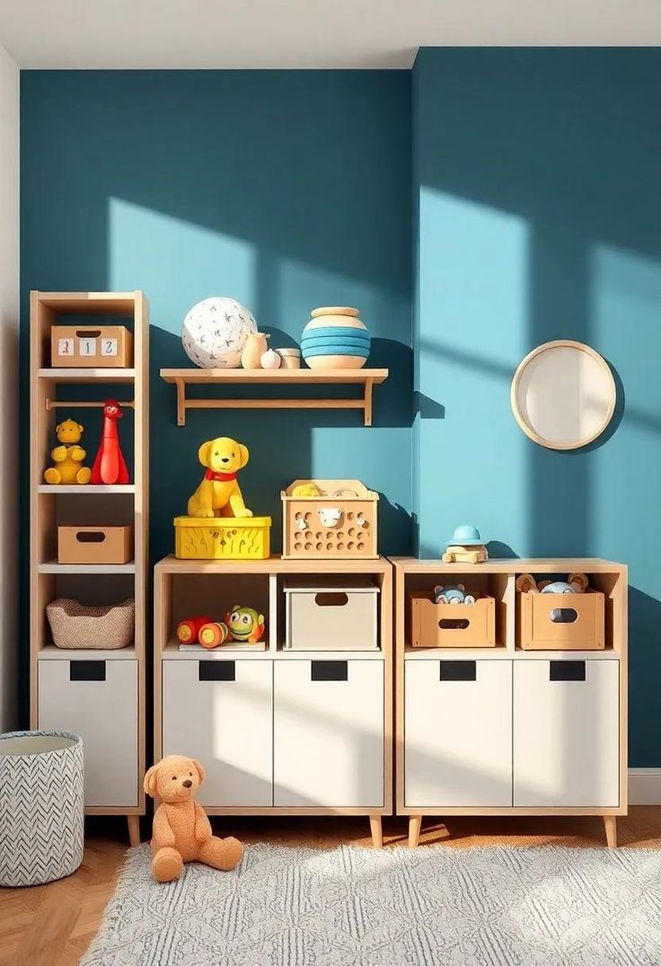 Creating Harmony Designing a Nursery with Efficient Toy Storage Solutions