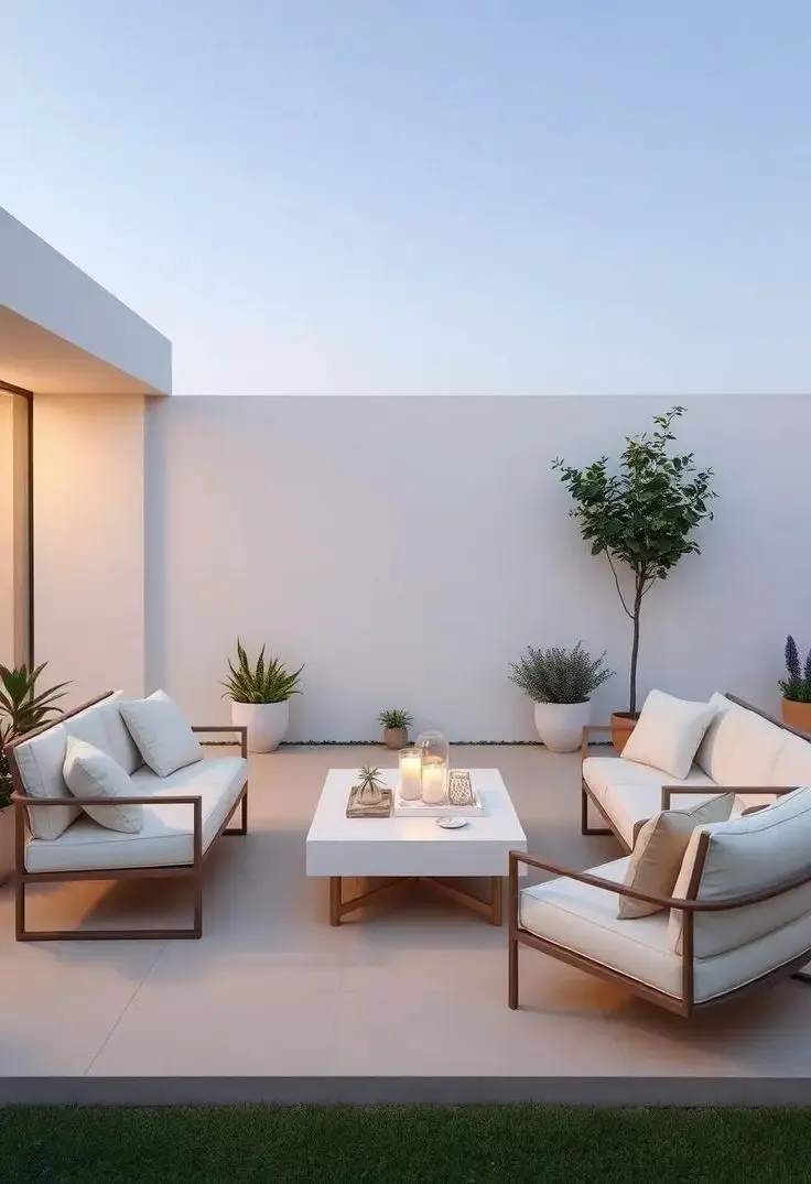 Embracing Serenity Designing Minimalist Outdoor Spaces with Sleek Furniture Elegance