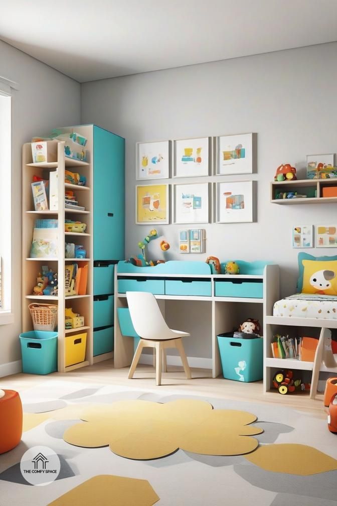 Keep Your Kids Room Organized with These Storage Solutions